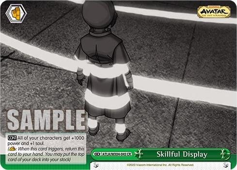 Skillful Display ATLA/WX04-045 CR Avatar: The Last Airbender Card