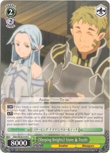Sleeping Knights Siune and Tecchi SAO/SE26-E19 C Sword Art Online II Vol.2 Card