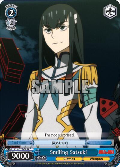 Smiling Satsuki KLK/S27-E094 C KILL la KILL Card