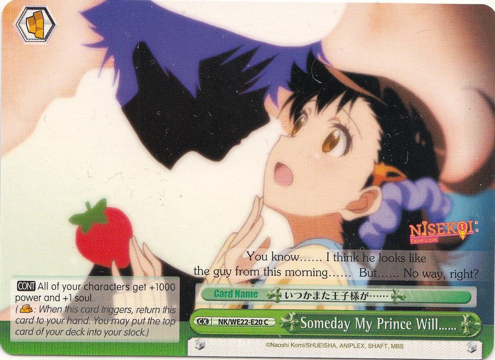 Someday My Prince Will…… NK/WE22-E20 NISEKOI Extra Booster Card