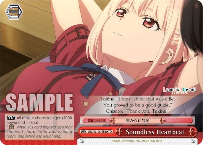 Soundless Heartbeat LRC/W105-TE10 TD Lycoris Recoil Card