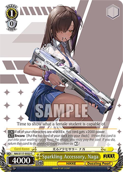 Sparkling Accessory Naga NIK/S117-E022 C GODDESS OF VICTORY: NIKKE Card
