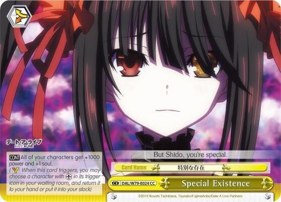 Special Existence DAL/W79-E024 CC Date A Live Card