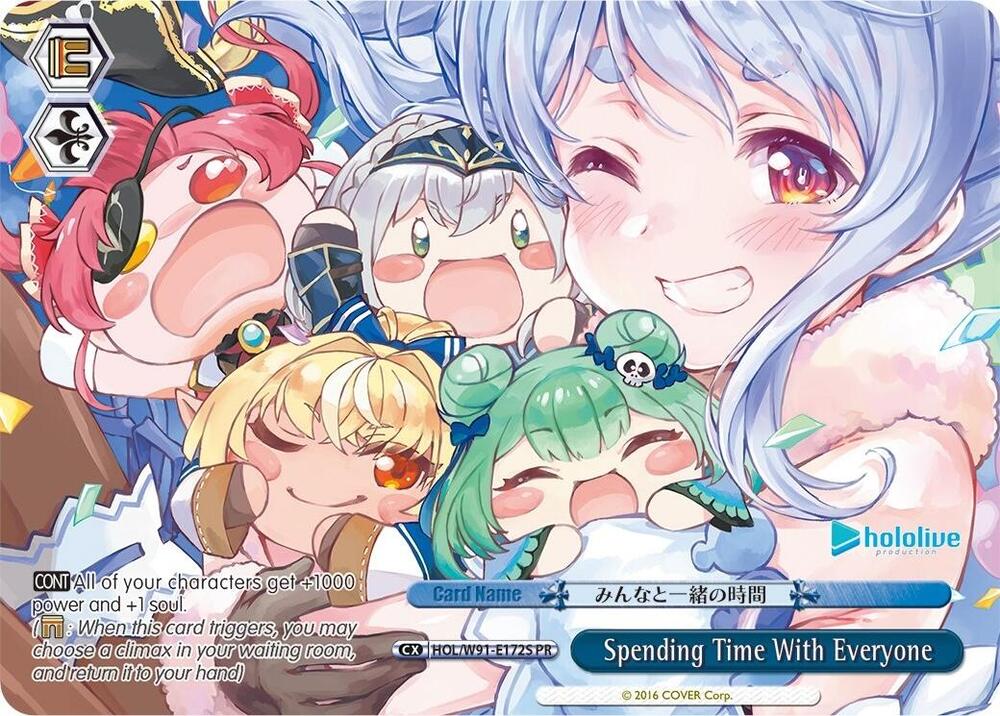 Spending Time With Everyone PR Foil HOL/W91-E172S PR hololive production Card