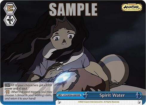 Spirit Water RRR ATLA/WX04-098R RRR Avatar: The Last Airbender Card