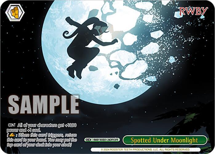 Spotted Under Moonlight OFR RWBY/WXE01-26OFR OFR RWBY Premium Booster Card