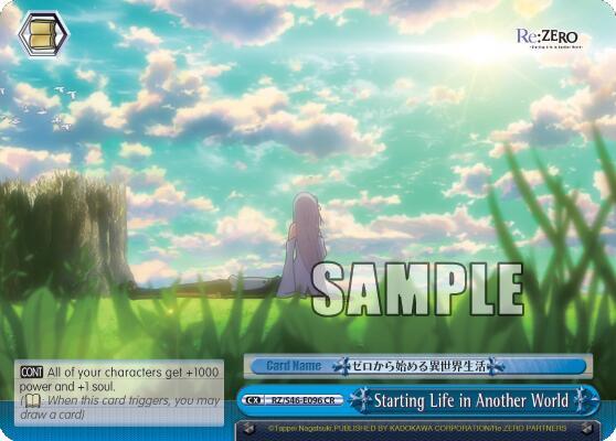 Starting Life in Another World RZ/S46-E096 CR Re:ZERO Card