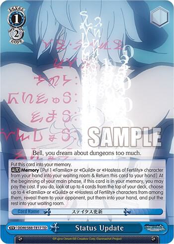 Status Update DDM/S88-TE17 TD Is it Wrong to Try to Pick Up Girls in a Dungeon? Card