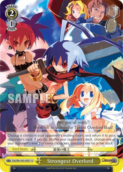 Strongest Overlord DG/EN-S03-E037 U Disgaea Card