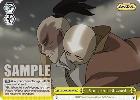 Stuck in a Blizzard ATLA/WX04-T08 TD Avatar: The Last Airbender Card