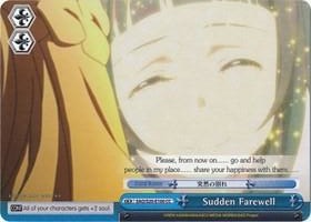 Sudden Farewell SAO/S20-E100 CC Sword Art Online Card