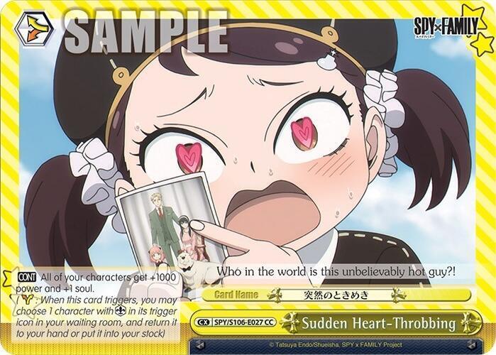 Sudden Heart Throbbing SPY/S106-E027 CC SPY x FAMILY Card