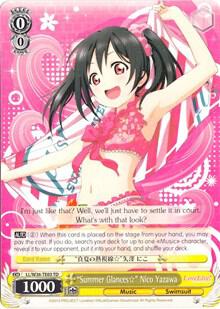Summer Glances Nico Yazawa LL/W36-TE03 TD Love Live! Vol. 2 Card