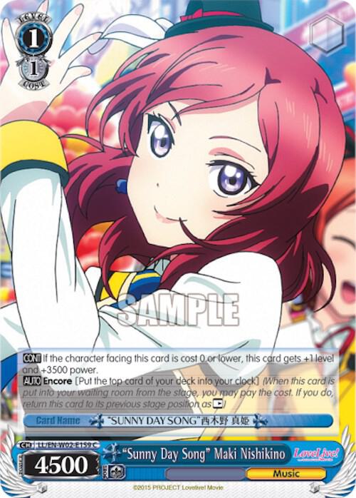 Sunny Day Song Maki Nishikino LL/EN-W02-E159 C Love Live! DX Vol.2 Card