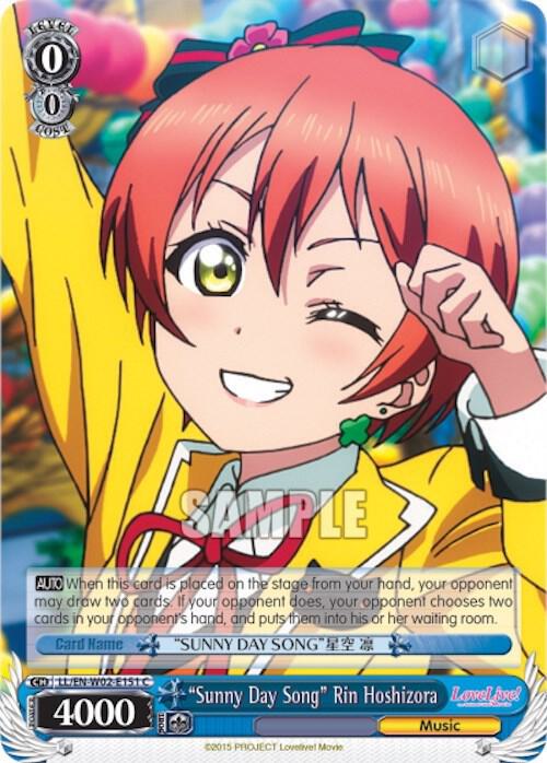 Sunny Day Song Rin Hoshizora LL/EN-W02-E151 C Love Live! DX Vol.2 Card
