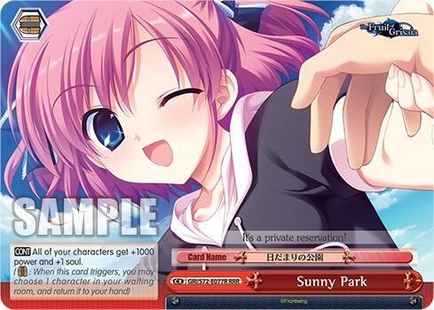 Sunny Park RRR GRI/S72-E077R RRR The Fruit of Grisaia Card