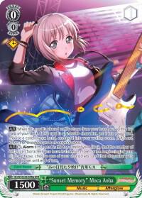 Sunset Memory Moca Aoba A SPM BD/W54-E033SPMa SPM BanG Dream! Girls Band Party! Card