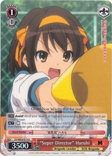 Super Director Haruhi Foil SY/WE09-E13 The Melancholy of Haruhi Suzumiya Extra Booster Card