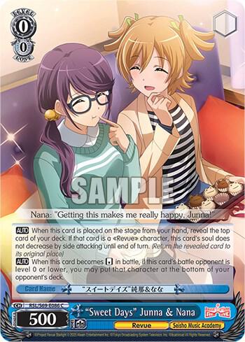 Sweet Days Junna and Nana RSL/S69-E086 C Revue Starlight -Re LIVE- Card