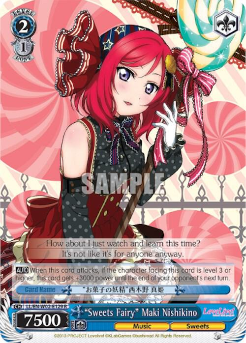 Sweets Fairy Maki Nishikino LL/EN-W02-E129 R Love Live! DX Vol.2 Card