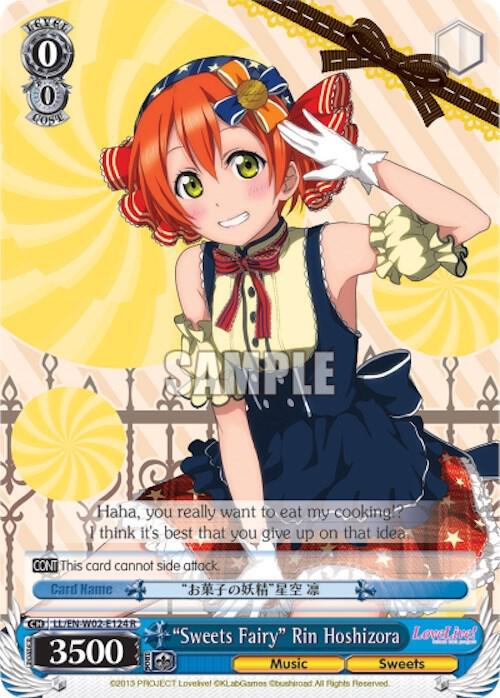 Sweets Fairy Rin Hoshizora LL/EN-W02-E124 R Love Live! DX Vol.2 Card