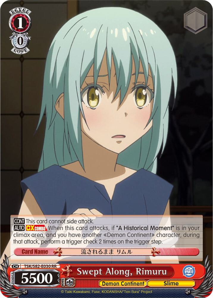 Swept Along Rimuru TSK/S82-E030 RR That Time I Got Reincarnated as a Slime Vol.2 Card