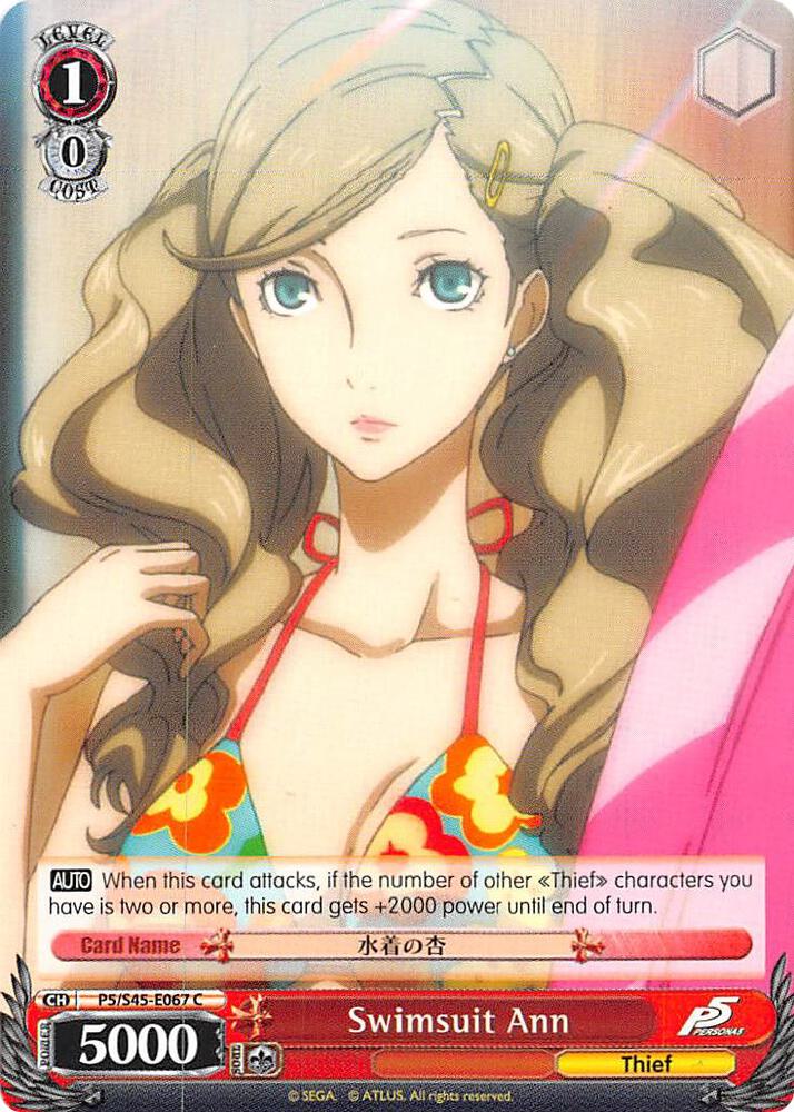 Swimsuit Ann P5/S45-E067 C Persona 5 Card
