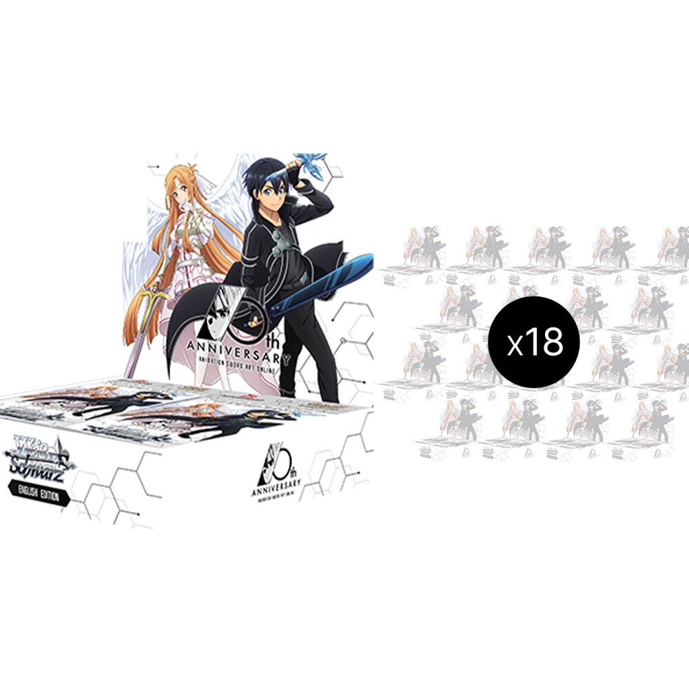 Sword Art Online Animation 10th Anniversary Booster Box Case  Sword Art Online Animation 10th Anniversary Card