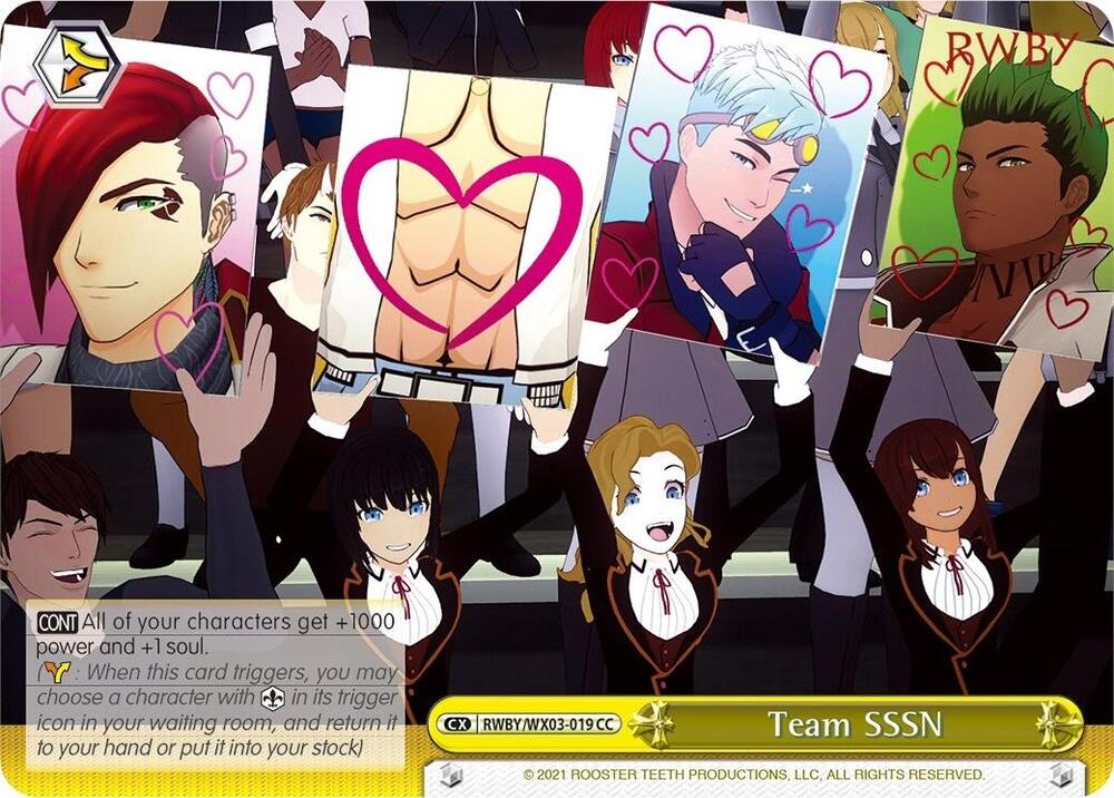 Team SSSN RWBY/WX03-019 CC RWBY Card