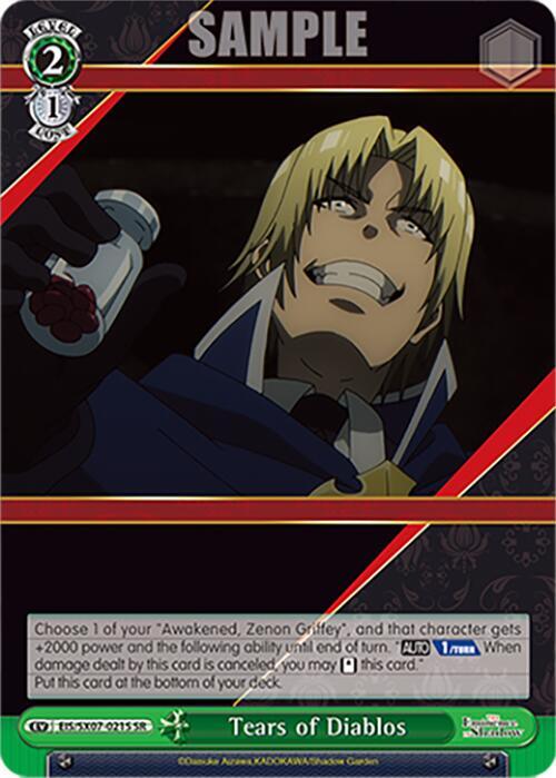 Tears of Diablos SR EIS/SX07-021S The Eminence in Shadow Card