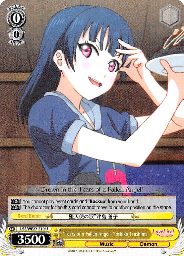 Tears of a Fallen Angel Yoshiko Tsushima LSS/WE27-E10 U Love Live! Sunshine!! Extra Booster Card