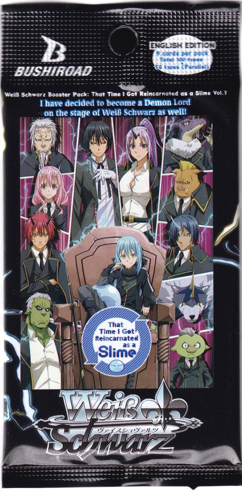 That Time I Got Reincarnated as a Slime Vol3 Booster Pack  That Time I Got Reincarnated as a Slime Vol.3 Card