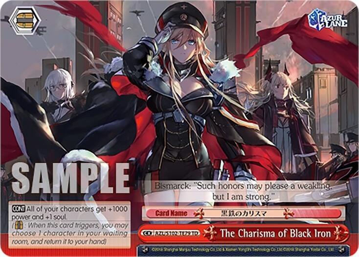 The Charisma of Black Iron AZL/S102-TE79 TD Azur Lane Card