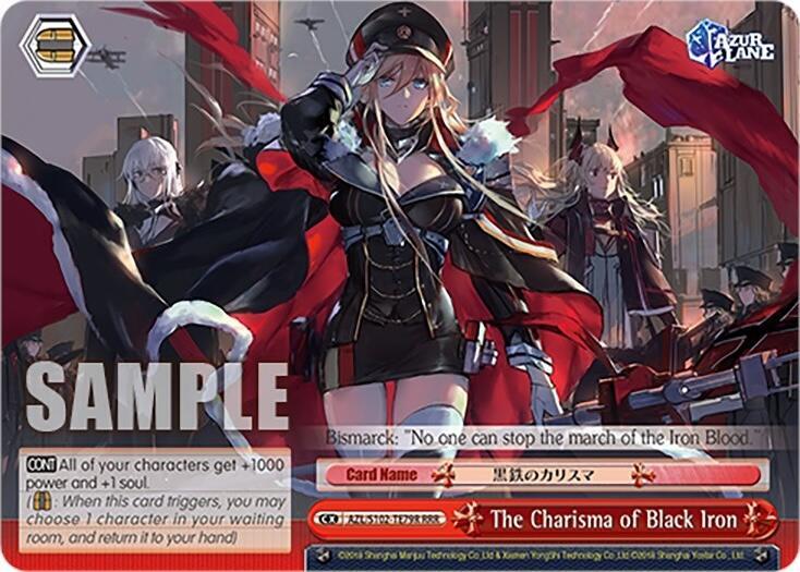 The Charisma of Black Iron RRR AZL/S102-TE79R RRR Azur Lane Card