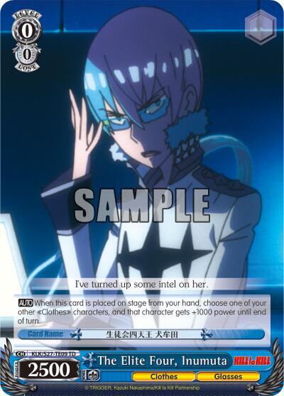The Elite Four Inumuta TD KLK/S27-TE09 TD KILL la KILL Card