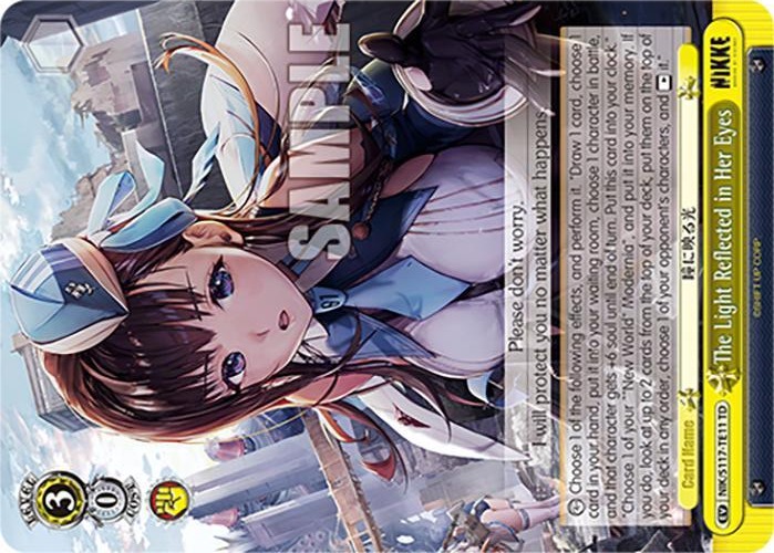 The Light Reflected in Her Eyes NIK/S117-TE11 TD GODDESS OF VICTORY: NIKKE Card