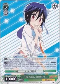 The One Seishiro NK/W30-E026 RR NISEKOI -False Love- Card
