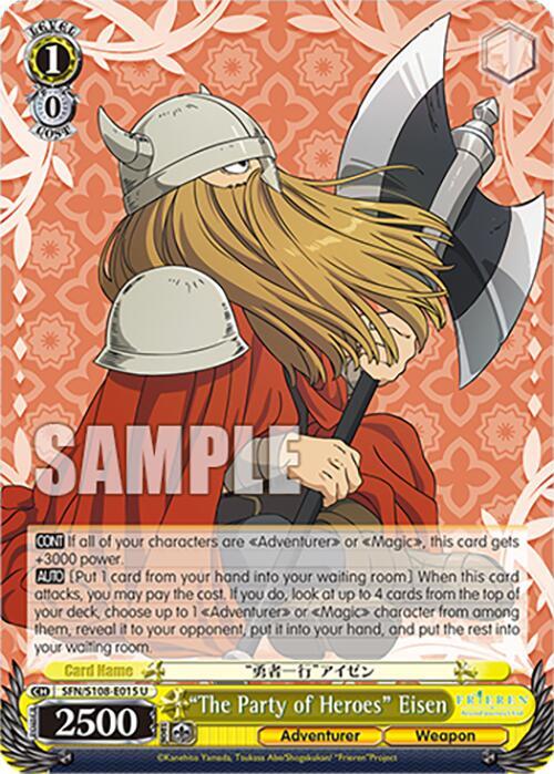 The Party of Heroes Eisen SFN/S108-E015 U Frieren: Beyond Journey’s End Card