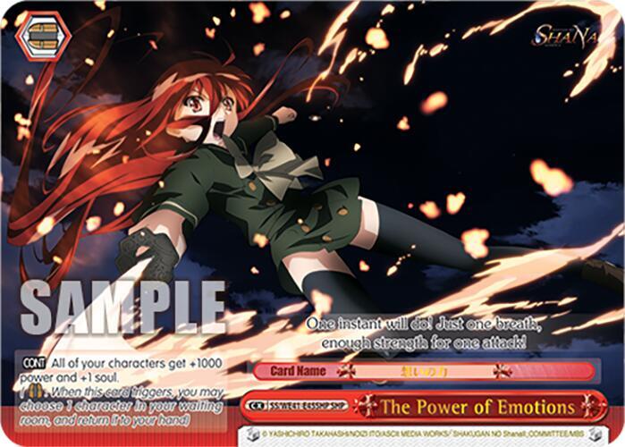 The Power of Emotions SHP SS/WE41-E45SHP SHP Shakugan no Shana Premium Booster Card