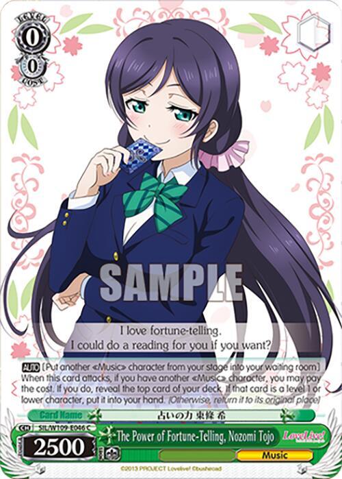 The Power of Fortune Telling Nozomi Tojo SIL/W109-E046 C Love Live! School idol festival 2 MIRACLE LIVE! Card