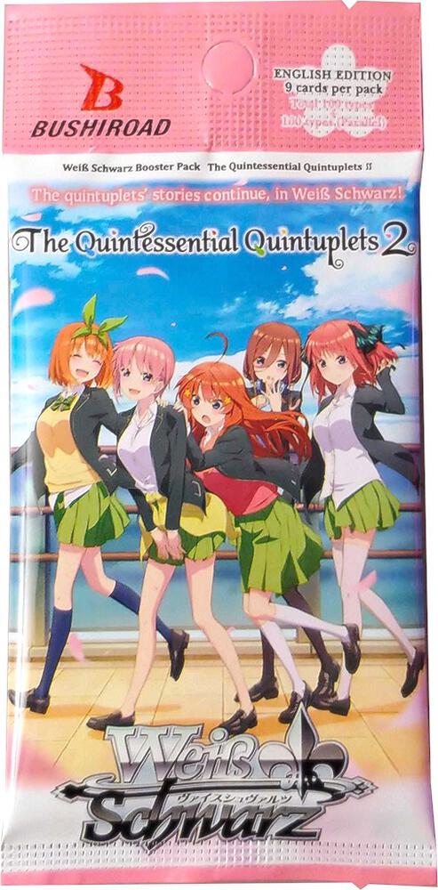 The Quintessential Quintuplets 2 Booster Pack  The Quintessential Quintuplets 2 Card