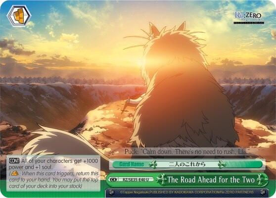 The Road Ahead for the Two RZ/SE35-E40 U Re:ZERO: The Frozen Bond Card