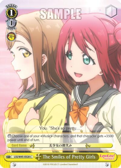The Smiles of Pretty Girls LSS/W45-E028 C Love Live! Sunshine!! Card