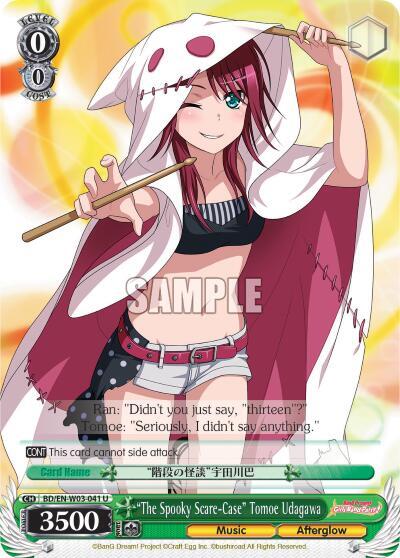 The Spooky Scare Case Tomoe Udagawa BD/EN-W03-041 U BanG Dream! Girls Band Party! MULTI LIVE Card