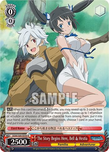 The Story Begins Here Bell and Hestia DDM/S88-E050 R Is it Wrong to Try to Pick Up Girls in a Dungeon? Card