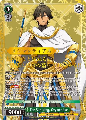 The Sun King Ozymandias SP FGO/S87-E030SP SP Fate/Grand Order THE MOVIE Divine Realm of the Round Table: Camelot Card