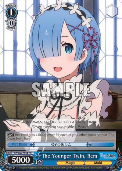 The Younger Twin Rem RZ/S46-TE34 TD Re:ZERO Card
