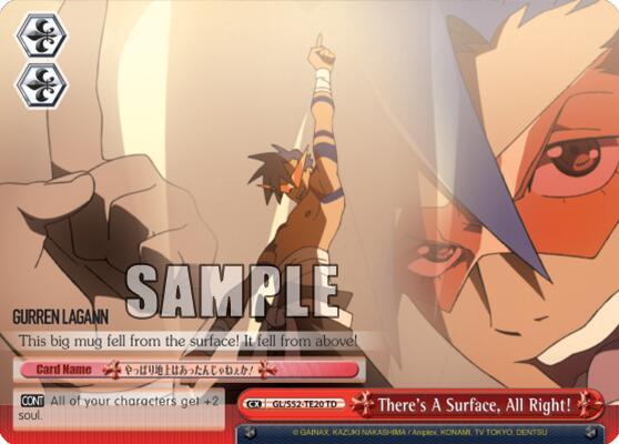 Theres A Surface All Right GL/S52-TE20 Gurren Lagann Card