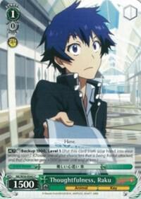 Thoughtfulness Raku NK/W30-E042 C NISEKOI -False Love- Card