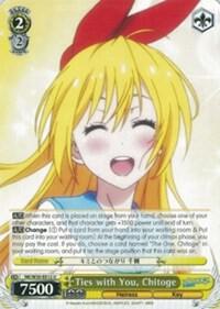 Ties with You Chitoge NK/W30-E012 U NISEKOI -False Love- Card